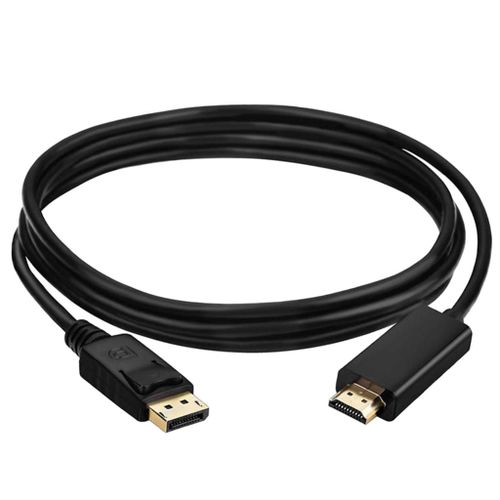 Cordon de cble DP vers HDMI 1,8 m pour priphriques d'interface Displayport