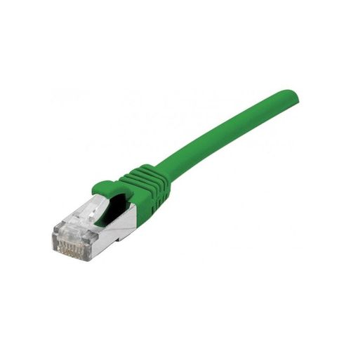 CORDON PATCH RJ45 S/FTP CAT 6a LSOH Snagless Vert - 1m
