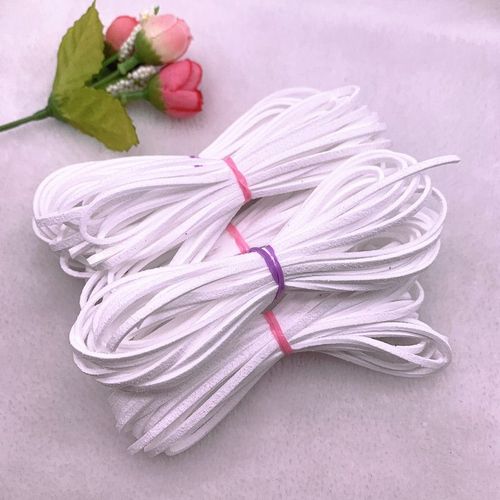 Cordon Plat En Faux Daim Tress,5yards/Lot,3mm,En Velours Coren,Pour Fabrication De Bijoux,Bracelet  Perles #Q