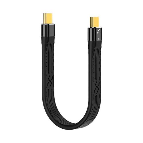 Cordon professionnel 40Gbps PD 100W de Type C  Type C pour Thunderbolt 4, charge et transfert de donnes, pour tlphone portable et Notebook