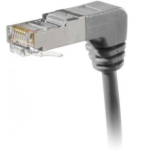 Cordon Rj45 Coude Bas Cat.5e Ftp 0.7m (Gris)