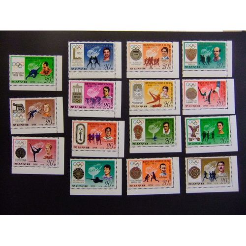 Corea Del Norte Core Du Nord Dprk 1978 Ganadores De Olympiadas Yvert 1501a / 01q ** Mnh