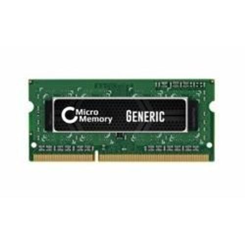 CoreParts DDR3 4 GB (1 x 4GB, 1600 MHz, RAM DDR3, SO-DIMM), Mmoire vive, Vert
