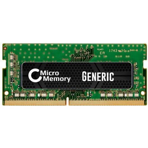 CoreParts MMHP215-4GB Module de mmoire GB DDR4 2400 MHz (1 x 4GB, 2400 MHz, RAM DDR4, SO-DIMM), Mmoire vive, Vert
