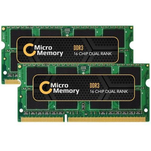 CoreParts MMKN059-16GB Module de mmoire DDR3 1333 MHz (2 x 8GB, 1333 MHz, RAM DDR3, DIMM), Mmoire vive, Vert