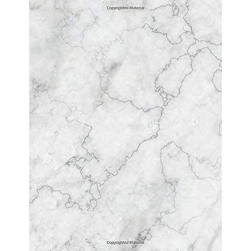 Cornell Notebook: Marble Cornell Notebook 110 Pages (7.44 X 9.69) Cornell Notes Notebook Book Blue   de The Journal Folks  Format Broch 
