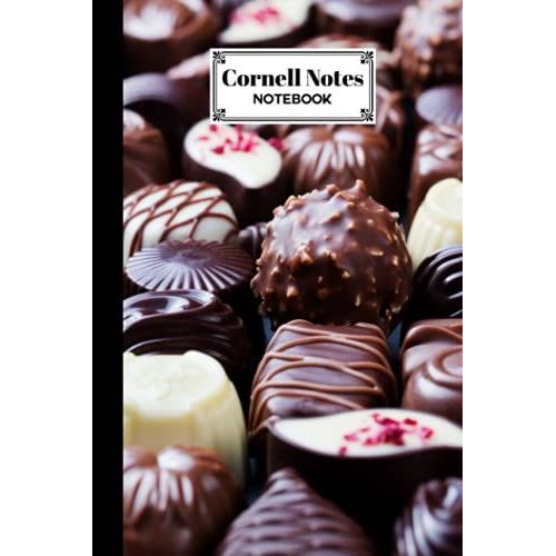 Cornell Notes Notebook: Premium Chocolate Cover Cornell Notes Notebook, Cornell Note Paper Notebook, 120 Pages, 6