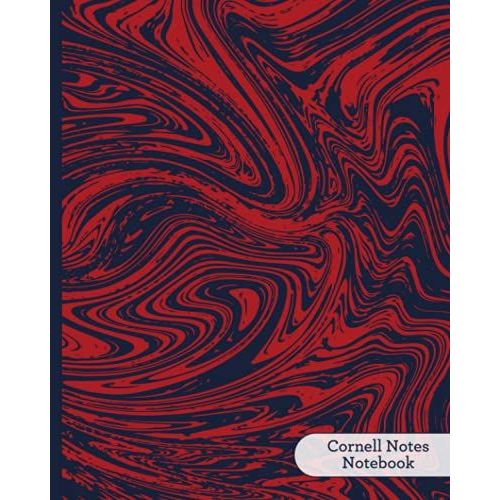 Cornell Notes Notebook With Marble Design: Cornell Note Taking System Notebook For Students. Great For Meetings, Lectures, Conferences, Etc.   de unknown  Format Broch 