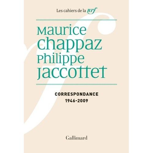 Correspondance 1946-2009    Format Grand Format 