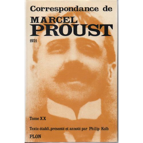 Correspondance De Marcel Proust Tome Xx 20   de marcel proust  Format Beau livre 