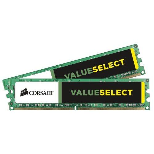 Corsair CMV8GX3M2A1333C9 Value Select 8GB (2x4GB) DDR3 1333 Mhz CL9 Mmoire pour ordinateur de bureau