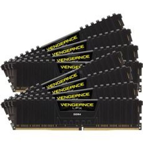 Corsair Vengeance LPX CMK256GX4M8A2666C16 module de mmoire 256 Go DDR4 2666 MHz Noir, 256 Go, 8 x 32 Go, DDR4, 2666 MHz, 288-pin DIMM