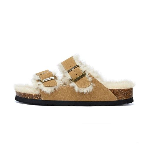 Cosmagic-Pantoufles D't En Lige Pour Femmes,Chaussures De Plage Dcontractes  Double Structure,En Cuir Nuso K  Enfiler,2024 - 38