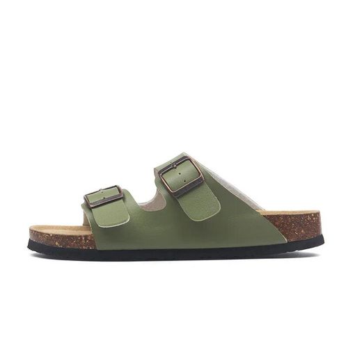 Cosmagic-Pantoufles D't En Lige Pour Femmes,Chaussures De Plage Dcontractes  Double Structure,En Cuir Nuso K  Enfiler,2024 - 41