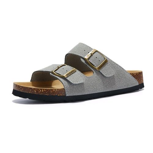 Cosmagic-Pantoufles D't En Lige Pour Femmes,Chaussures De Plage Dcontractes  Double Structure,En Cuir Nuso K  Enfiler,2024 - 37