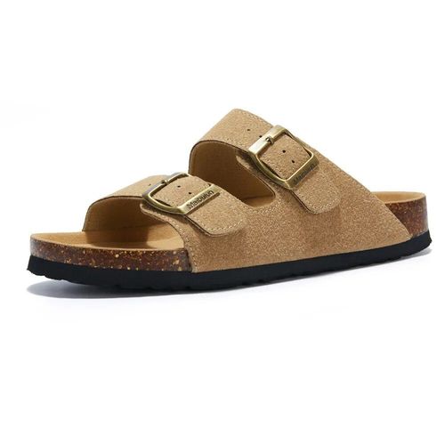 Cosmagic-Pantoufles D't En Lige Pour Femmes,Chaussures De Plage Dcontractes  Double Structure,En Cuir Nuso K  Enfiler,2024 - 35