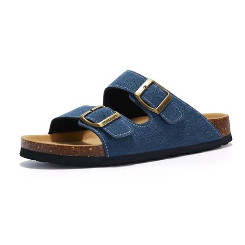 Cosmagic-Pantoufles D't En Lige Pour Femmes,Chaussures De Plage Dcontractes  Double Structure,En Cuir Nuso K  Enfiler,2024 - 42
