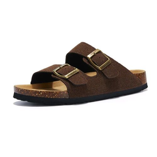 Cosmagic-Pantoufles D't En Lige Pour Femmes,Chaussures De Plage Dcontractes  Double Structure,En Cuir Nuso K  Enfiler,2024 - 38