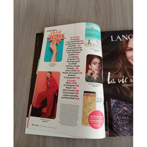 Cosmopolitan N607 Dc. 2024-Janv.2025 Julien Dor/ On Secoue Notre Quotidien/ Quoi De Neuf En 2025?/ Sadie Sink/ Spcial Astro