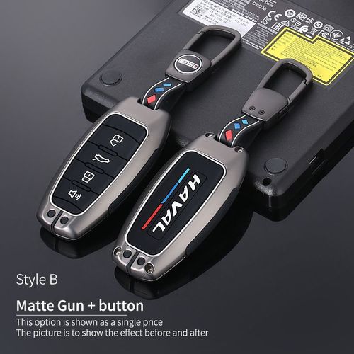 Costume De Couleur Grise3 - Coque En Alliage De Zinc Pour Cl Tlcommande De Voiture, Pour Great Wall Haval Hover H1 H4 H6 H7 H9 F5 F7 H2s Gmw Coup, Accessoires Automobiles