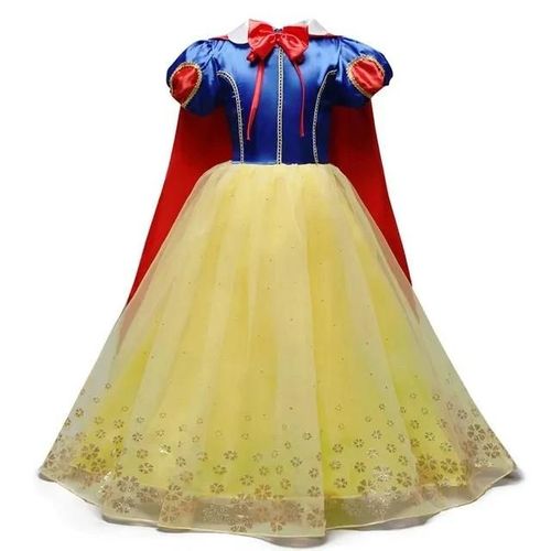 Costumes Reine Des Neiges Elsa Et Anna Pour Filles, Robe De Princesse Jasmine Frozen, Vtements Pour Enfants, Robe De Rhpour Enfants, Fte De Carnaval, 2024-4t(Tag 120)-White Snow