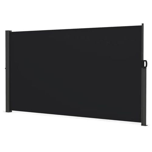 Costway Brise-Vue Rtractable 3 X 1,6m - Store Latral Extrieur Avec Poigne - cran D'intimit Pliable Pour Terrasse Patio Jardin