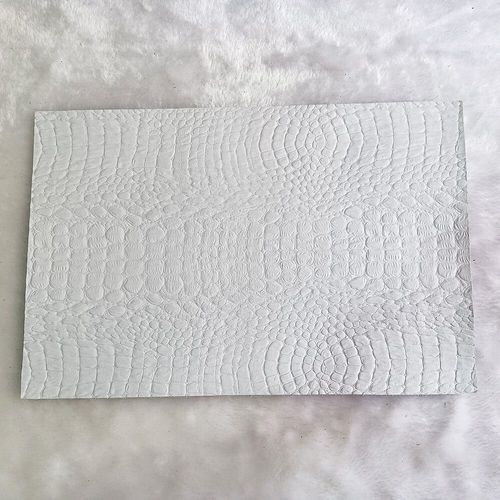 Couche De Tte  Motif Crocodile En Cuir De Vache,Matriau De Bricolage Fait  La Main Utilis Pour Ceintures En Cuir,Sangle De Montre,Sacs  Dos,Sacs  Main, - Type [Ey14]-20x30cm