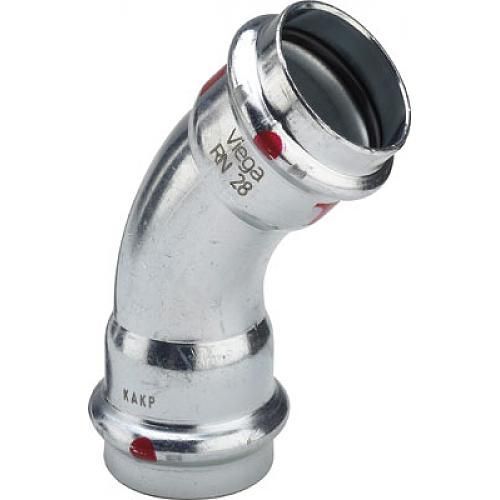 Coude 45 lectrozingu Femelle / Femelle - Diamtre 22  Sertir Viega