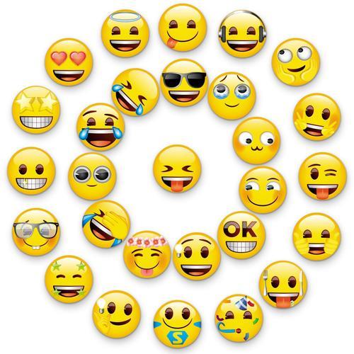 Couleur 28 Pcs Emoji Tableau Blanc Magntique Emoji Pour Enfants, Rfrigrateur De Cuisine, Dcoration De Tableau Mmo, Cadeaux Idaux Pour La Maison, Garons, Filles, Mignon