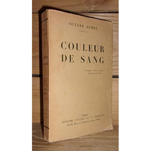 Couleur De Sang   de octave aubry 