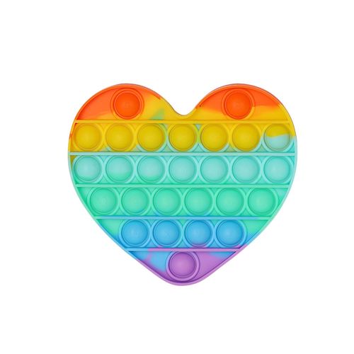 Couleur K Bulle Poussoir Fidget Jout Sensoriel Il Arc-En-Ciel / Couleur Pop Fidget Teinture Jout Popit Fidget Bulle Jout Anti-Stress Enfant Autisme Adulte