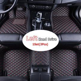 couleur LHD (3pcs) noir rouge Tapis de sol de voiture pour Honda