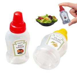 couleur Sauce et Salade Mini bouteille d'assaisonnement Portable