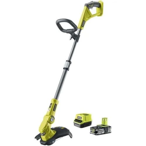 Coupe Bordures - Dresse Bordures Ryobi 18v One+ - 1 Batterie Lithiumplus 2.5ah - 1 Chargeur Rapide - 1 Tte Double Lames Denteles Rlt183225fpk