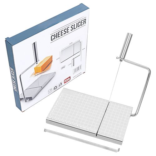 Coupe-Fromage-Fil, Coupe-Fromage En Acier Inoxydable Avec , Coupe-Beurre, Cheese-Cutter, Cheese-Slicer, Trancheuse  Fromage Mtallique Pour Fromage  Pte Molle Et Beurre