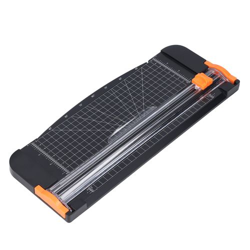 Coupe-Papier A4 Pliable Et Multi-Angles, Coupe-Papier Manuel En Acier Au Carbone, Noir