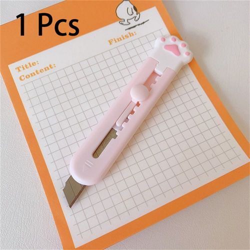Coupe-Papier De Bote D'art De Couteau Utilitaire De Patte De Chat,Artisanat Mignon,Scalpel,Lettre Sphrique,Ouvre-Enveloppe,cole,Bureau,Kawaii - Type C