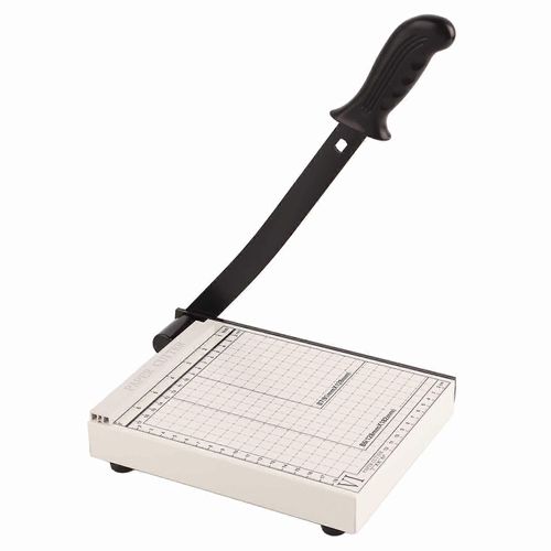 Coupe-Papier Manuel Coupe-Papier A5 Prcis Et Propre Avec Rgle De Positionnement De Poigne DArc Pour LAcier De Bureau De Lcole