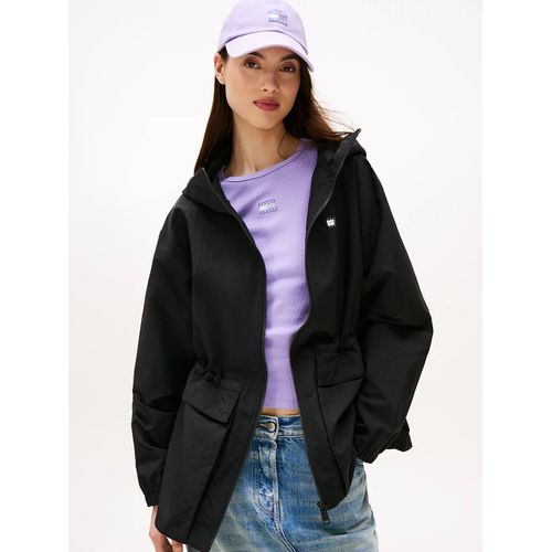 Coupe-Vent Tommy Badge Dperlant  Capuche Tjw Midi Hooded Windbreaker/Black - Xxs