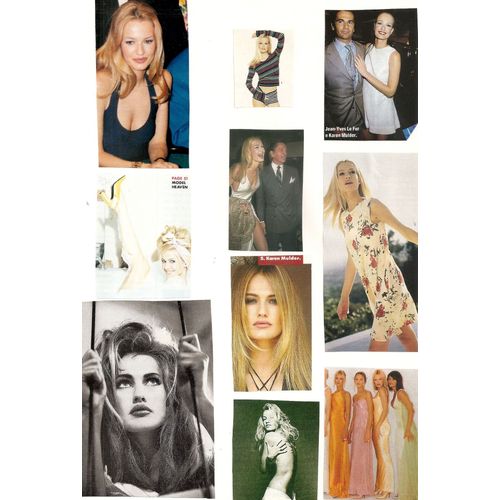 Coupures De Presse Karen Mulder Annes 1990 (9 Pages) 