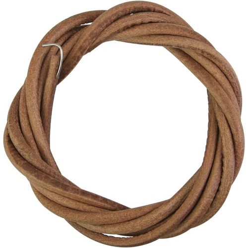 Courroie Machine  Coudre En Cuir Ancienne Courroie 180cm Solide Antidrapant Avec Crochet Accessoire Machine A Coudre Marron Pour Pied Machine  Coudre Pdale Singer