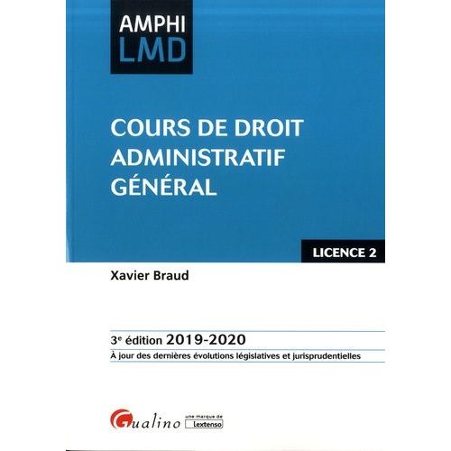 Cours De Droit Administratif Gnral    Format Beau livre 