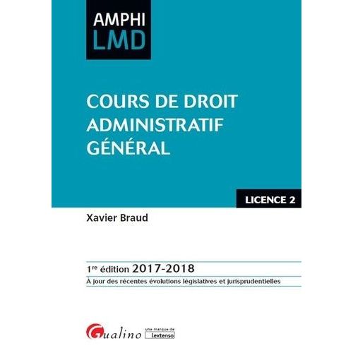 Cours De Droit Administratif Gnral    Format Grand Format 