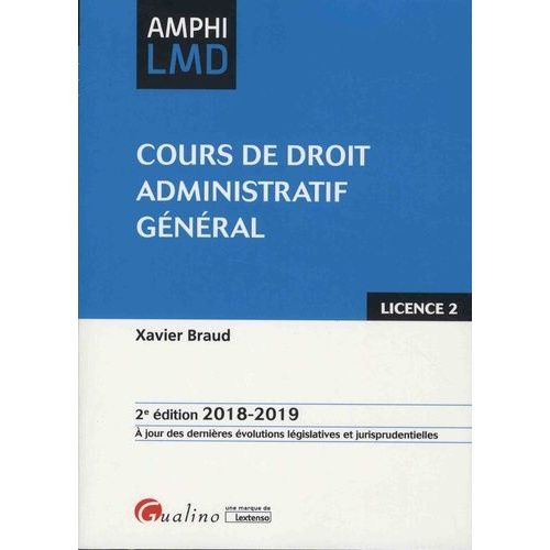 Cours De Droit Administratif Gnral    Format Beau livre 