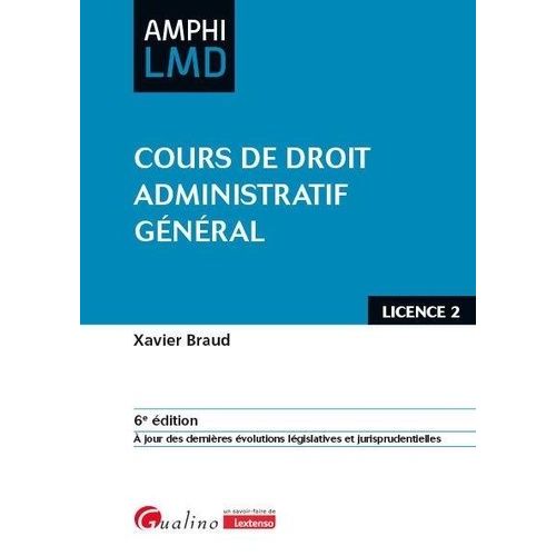 Cours De Droit Administratif Gnral    Format Beau livre 
