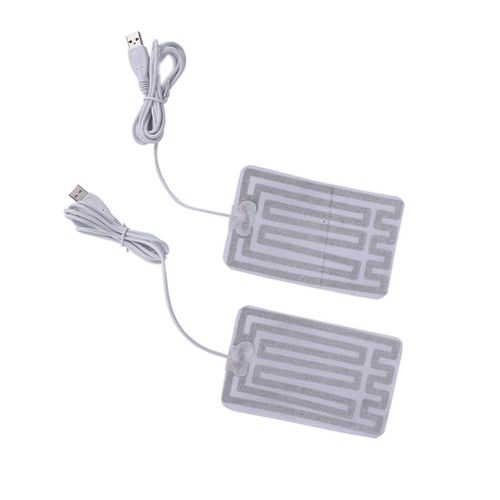 Coussin Chauffant En Fiber De Carbone 2 12v, Chauffage Des Mains, Film Chauffant Usb lectrique, Tapis Chauffant  Infrarouge Pour L'hiver, Diffrentes Tailles, 1/2 Pices