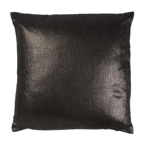 Coussin Comete 40x40 Noir Coton, Lin & Lurex - Carr - Marque Comete