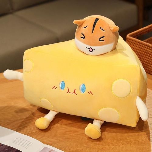 Coussin De Fromage, Dossier De Canap, Pause Djeuner, Appui-Tte, Fentre, Poupe, Voiture, Coussin De Sige De Bureau Fromage Pour Hamster - 20 X 10 X 20 Cm, Environ 0,12 Kg