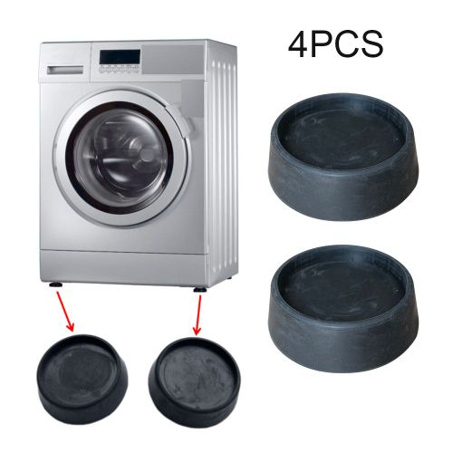 Coussin De Pied Antidrapant Pour Machine  Laver, Rsistant Aux Chocs, Sche-Linge Durable, Facile  Installer, Anti-Vibration, 4 Pices