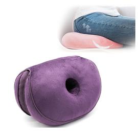 Coussin de siège à double confort pour soulever les hanches, violet, beau  coussin en latex pour